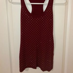 Maurices Maroon Tank Top